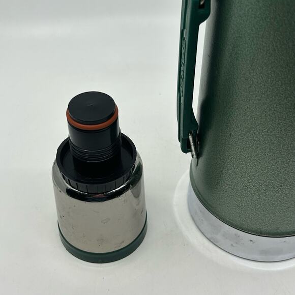 1913 Vintage Stanley Thermos A945DH Half Gallon Vacuum Bottle Aladdin w/Handle - Picture 5 of 7